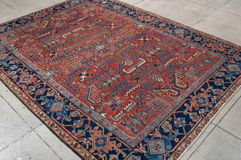 Vintage Heriz Area Rug (6' x 9')
